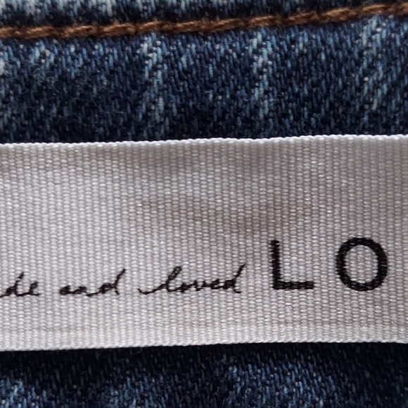 Madewell Size 25 US 0 Denim Full Zip Front Mini Skirt Blue Pockets - Picture 2 of 4